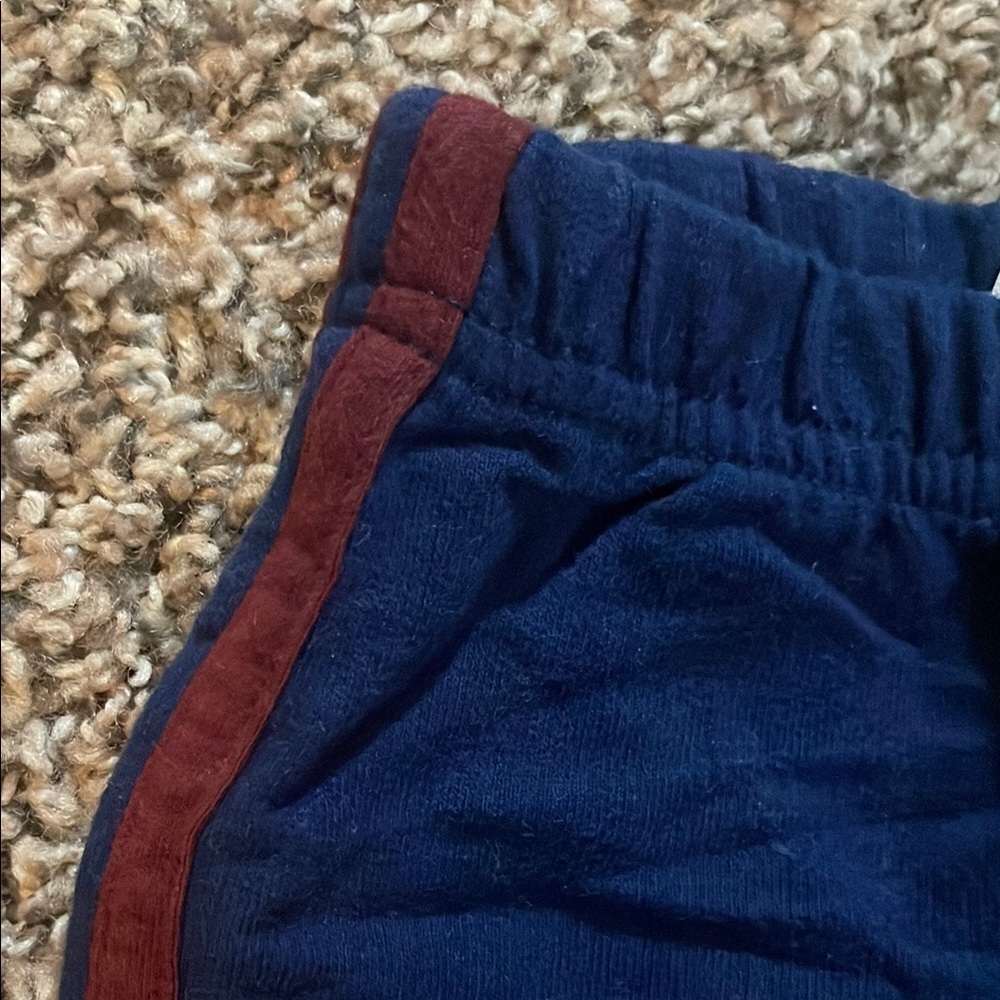 Child of Mine Maroon and Navy Kids Matching Set - Picture 3 of 6